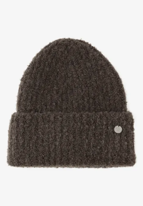 Bouclé Beanie nomad brown