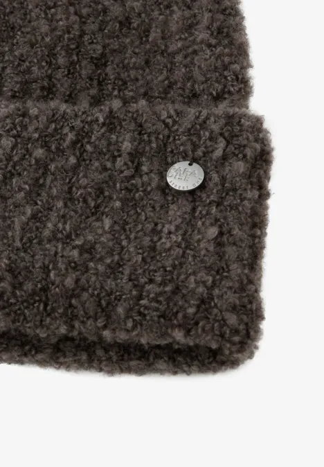 Bouclé Beanie nomad brown