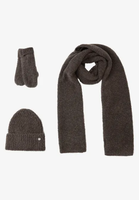 Bouclé Beanie nomad brown