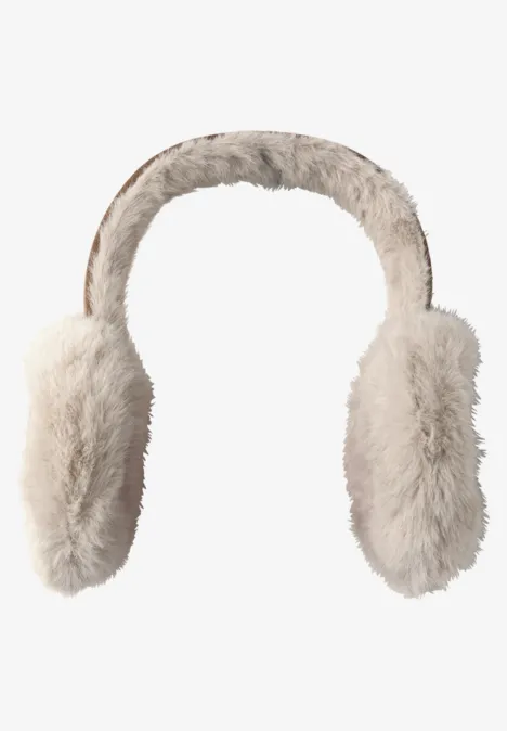 Cache-oreilles en velours pastel sand