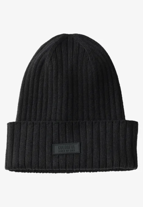 Rippstrick Beanie Black