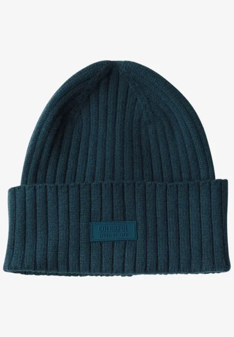 Rippstrick Beanie tide blue