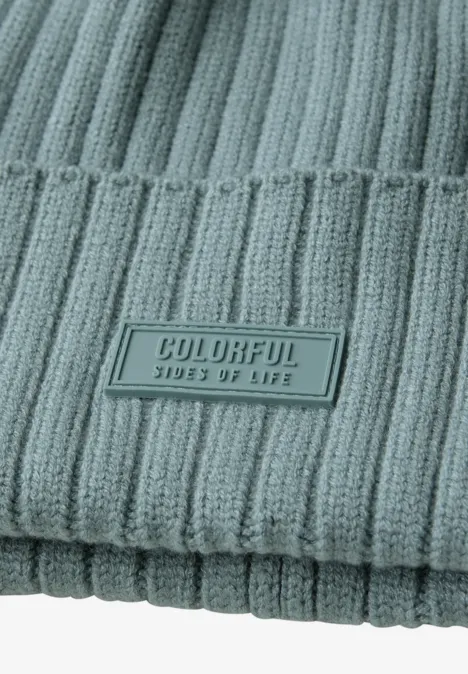 Rippstrick Beanie arona blue