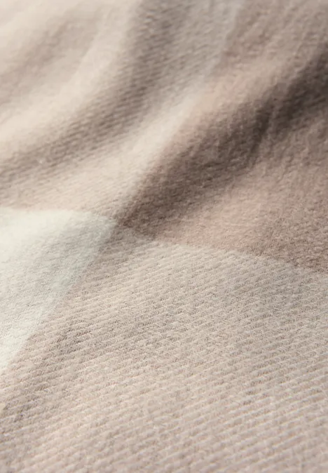 Madras Schal silk brown