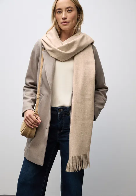 Softer Schal mit Dekosteinen sanded beige mel.
