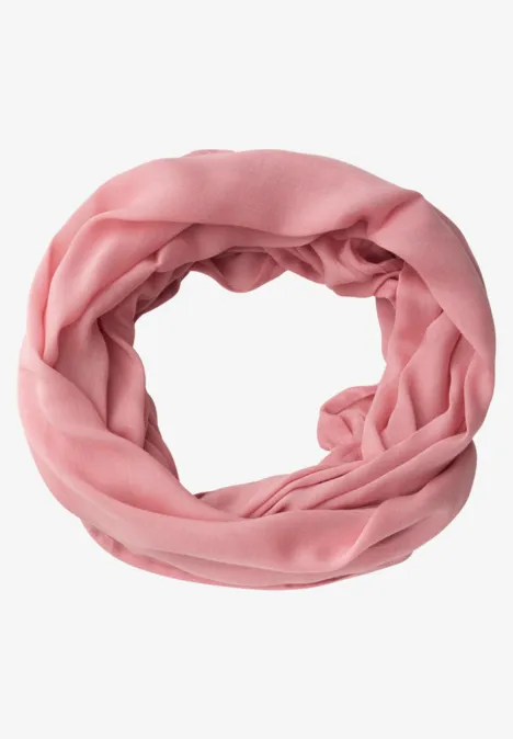 Loop Schal in Unifarbe powder pink