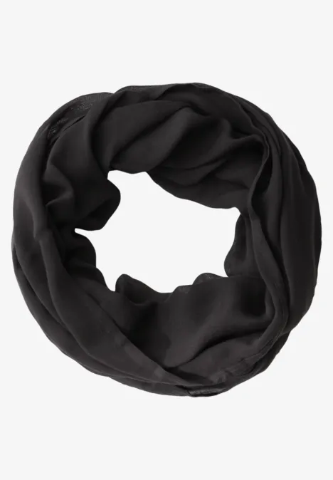 Loop Schal in Unifarbe darkest brown