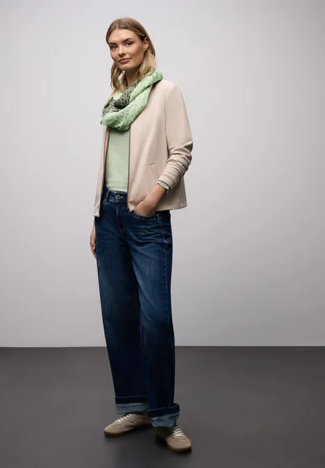 Gemusterter Loop Schal Bright Pistachio