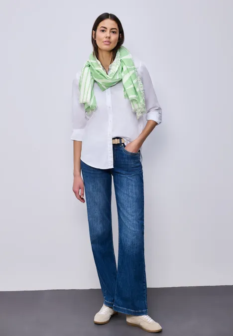 Wzorzysty szalik Bright Pistachio