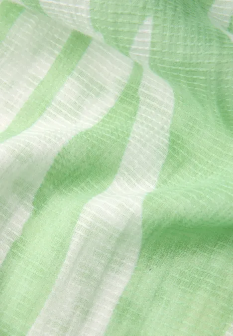 Wzorzysty szalik Bright Pistachio