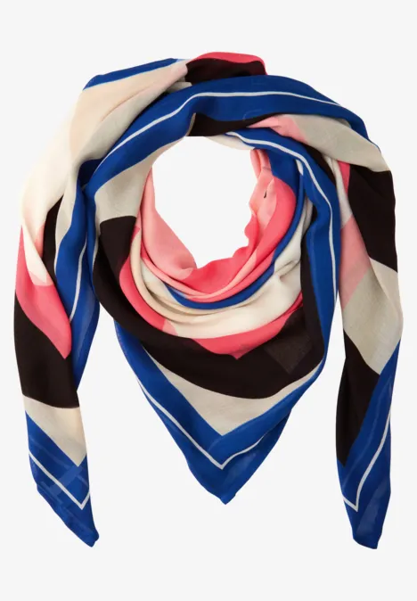 Sjaal met patroon multicolor