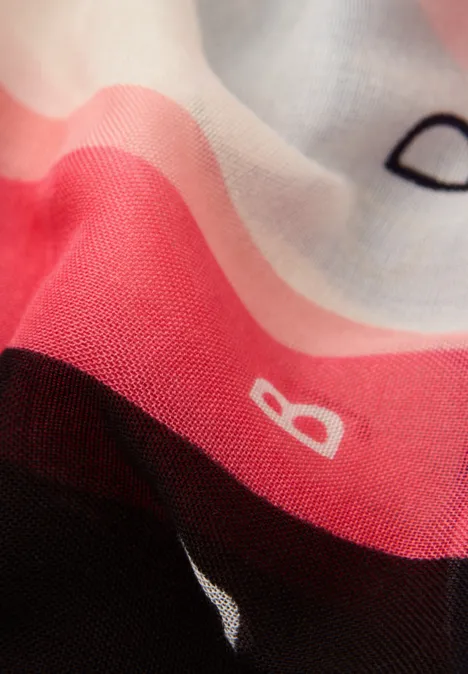 Sjaal met patroon multicolor