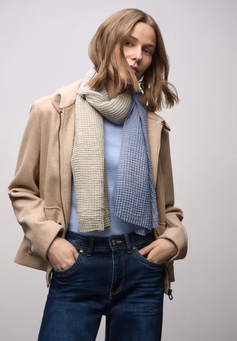 Schal mit Farbverlauf frosted blue