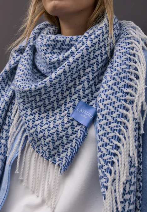 Gedessineerde driehoekige sjaal null