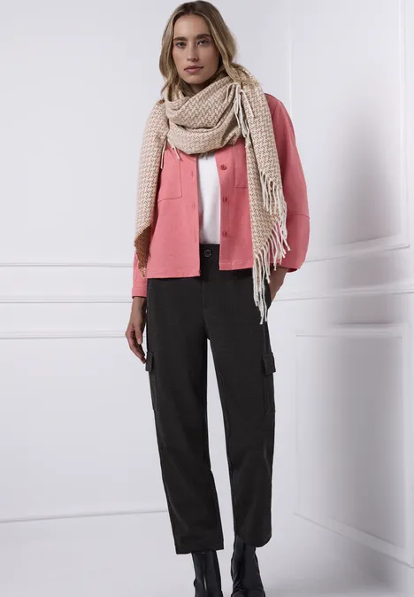 Gedessineerde driehoekige sjaal null