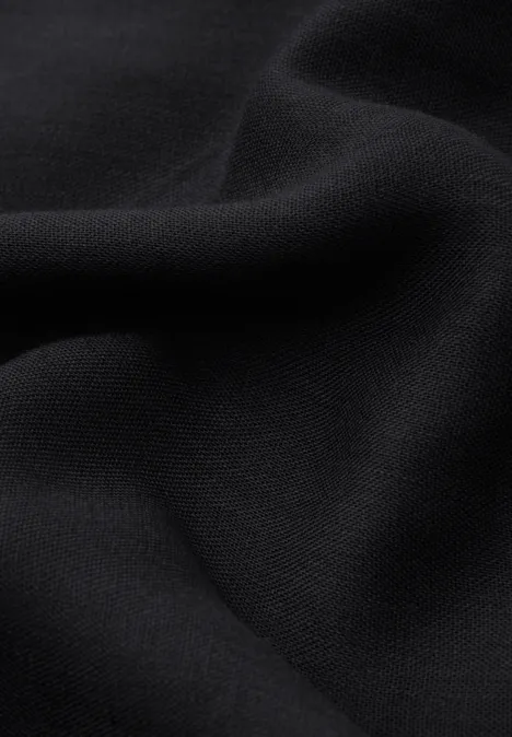 Sjaal met lus in effen kleur Black Sjaal met lus in effen kleur Black