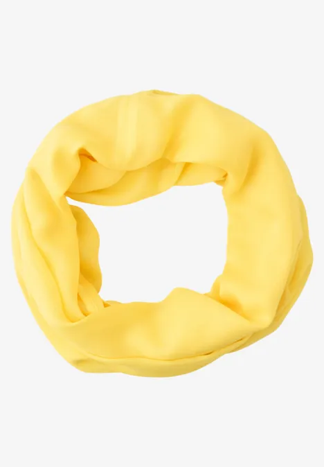 Loop Schal in Unifarbe bloom yellow