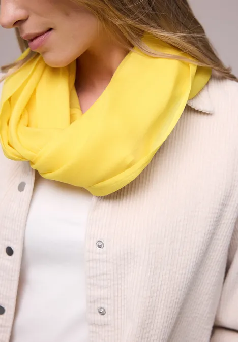 Loop Schal in Unifarbe bloom yellow