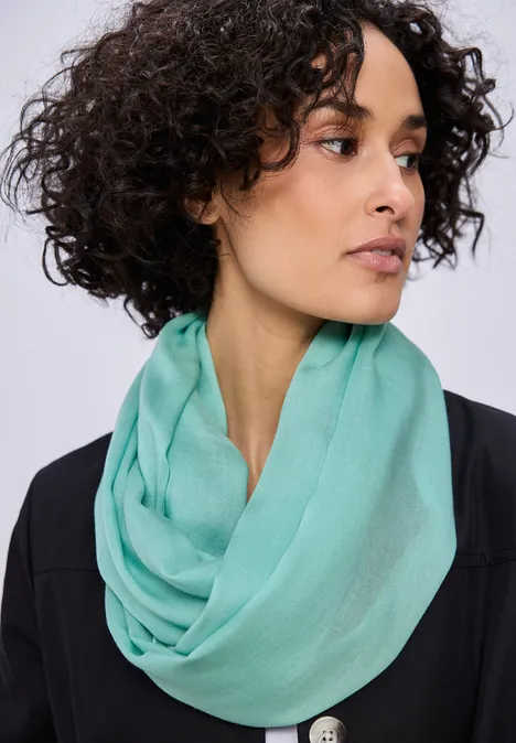 Loop Schal in Unifarbe misty mint Loop Schal in Unifarbe misty mint
