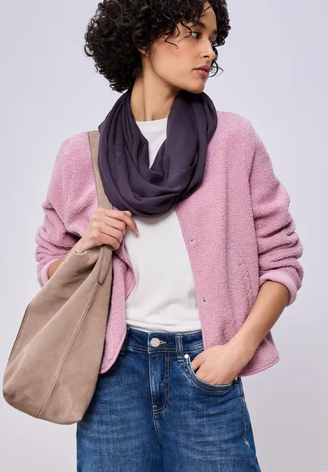 Loop Schal in Unifarbe mystic purple