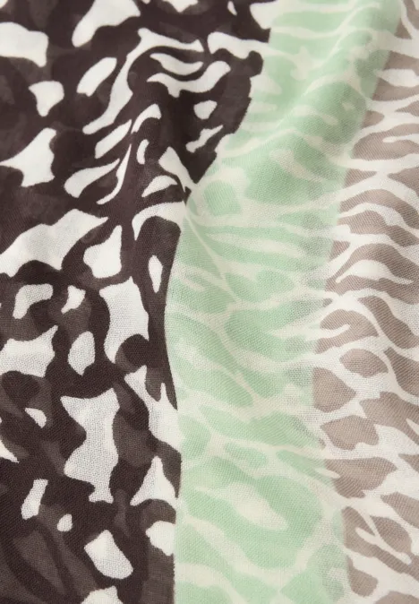 Sjaal met lusjespatroon molten earth