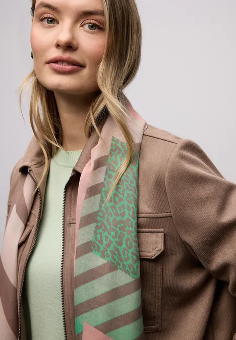 Gemusterter Schal multicolor