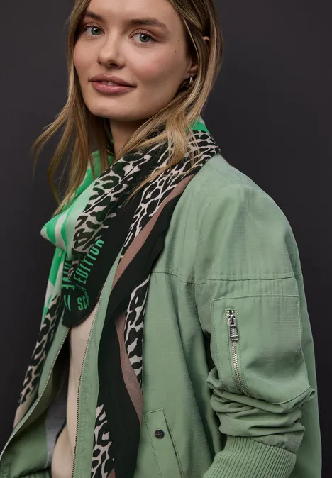 Sjaal met patroon arcadia green