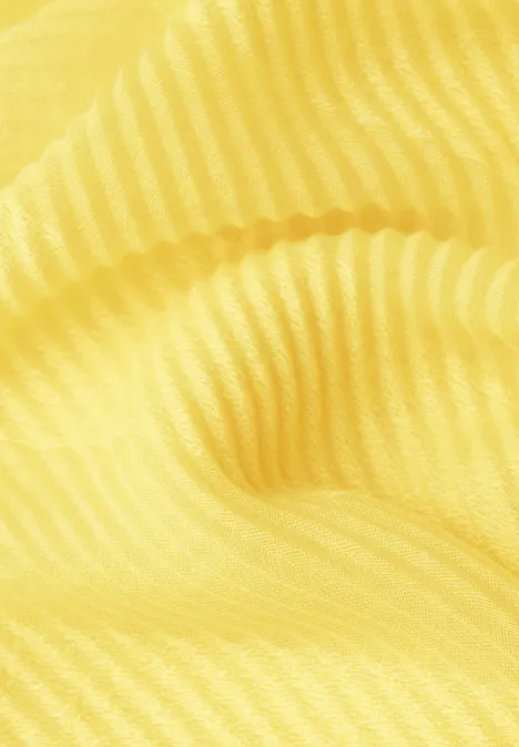 Gestreifter Schal bloom yellow