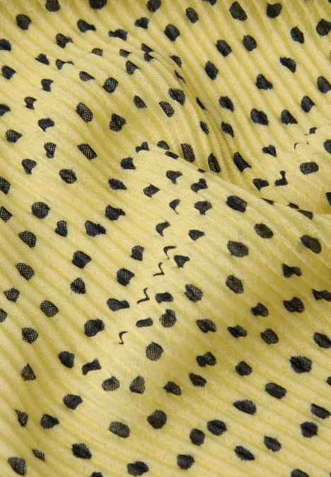 Wzorzysty szalik bloom yellow