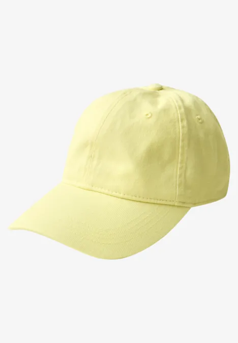 Washed-Look Cap bloom yellow