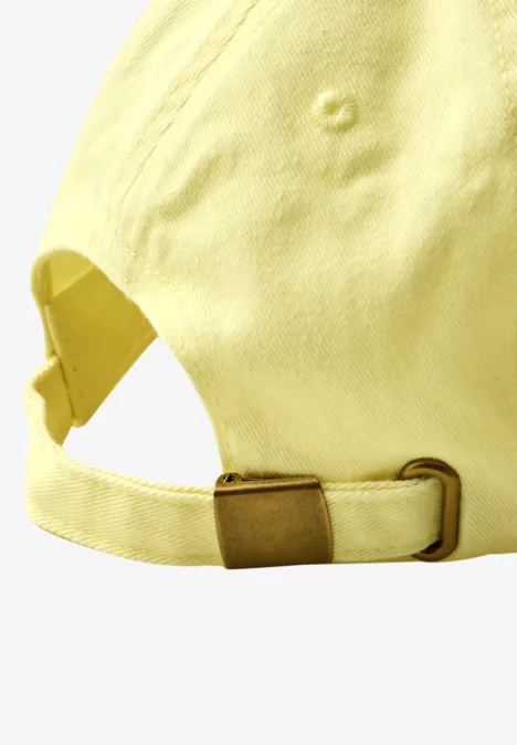 Washed-Look Cap bloom yellow