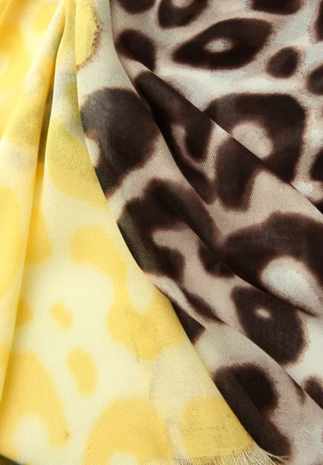 Sjaal Leo bloom yellow Sjaal Leo bloom yellow