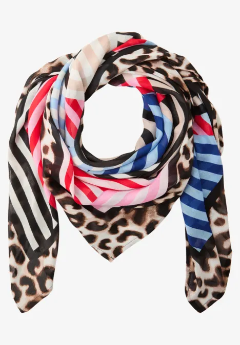 Wording Artwork Leo Foulard multicolor