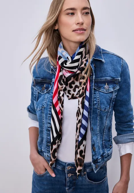 Wording Artwork Leo Foulard multicolor