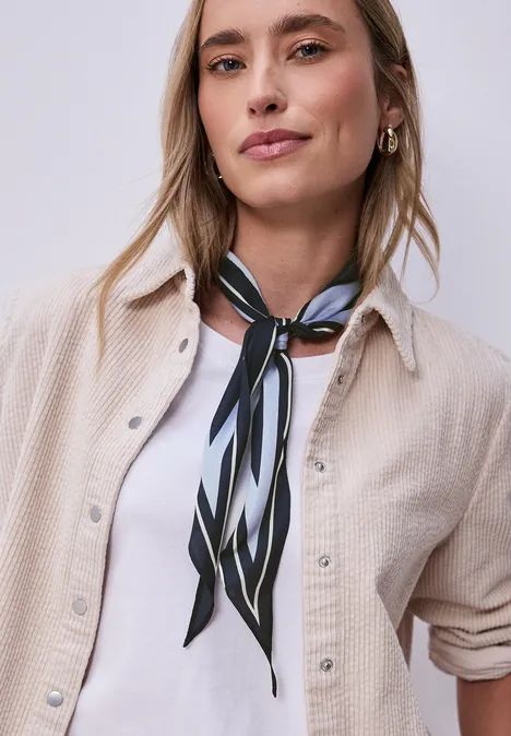 Foulard Nicki shadowed navy Foulard Nicki shadowed navy