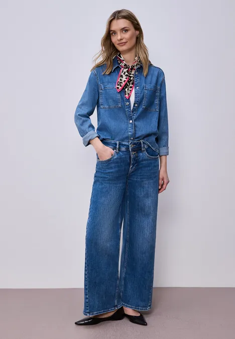 Nicki sjaal in satijnlook met dierenprint espresso brown