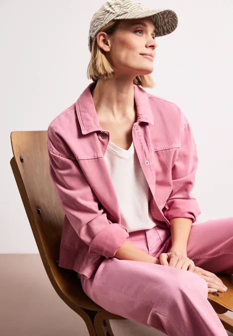 Cap aus Baumwolle mit Zebra-Print clay sand