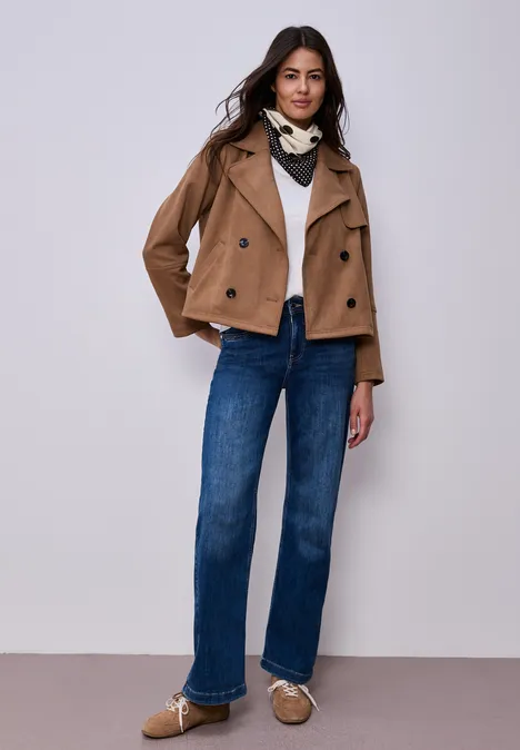 Nicki sjaal met stippenpatroon espresso brown