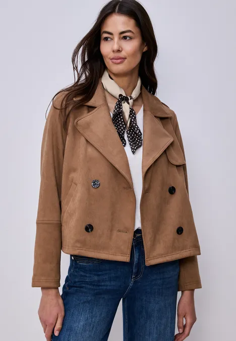 Nicki sjaal met stippenpatroon espresso brown