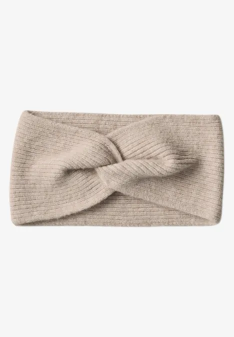 Feinstrick Stirnband in Unifarbe Soft Sand Mel. Feinstrick Stirnband in Unifarbe Soft Sand Mel.