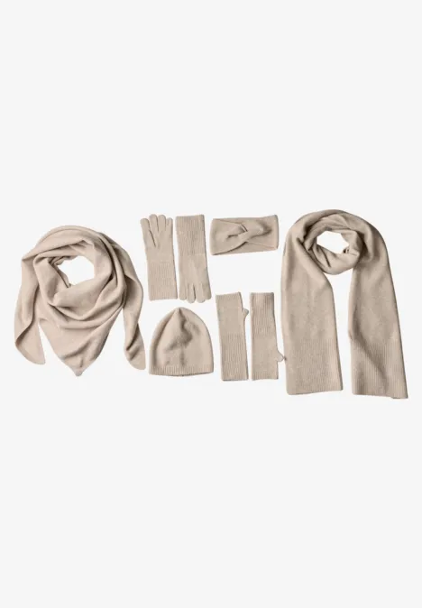 Feinstrick Stirnband in Unifarbe Soft Sand Mel. Feinstrick Stirnband in Unifarbe Soft Sand Mel.