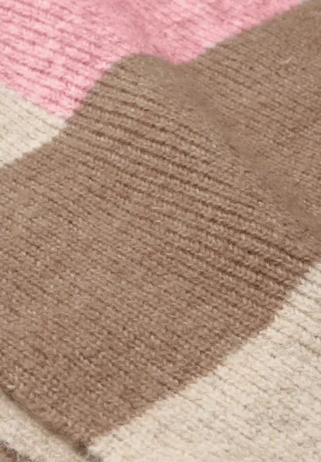 Schal mit Colorblock-Muster warm blush mel. Schal mit Colorblock-Muster warm blush mel.
