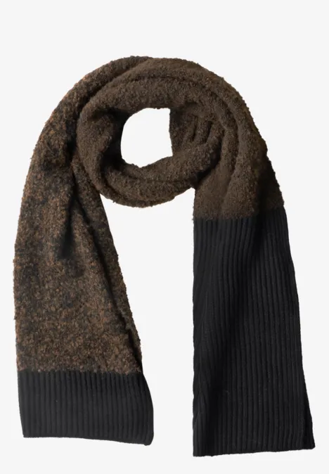 Bouclé-Mix Schal Black Bouclé-Mix Schal Black