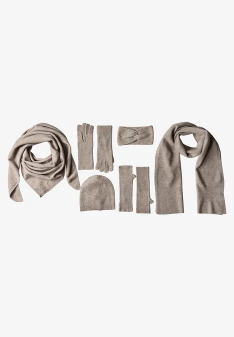Feinstrick Handschuhe in Unifarbe Sandy Mocca Mel. Feinstrick Handschuhe in Unifarbe Sandy Mocca Mel.