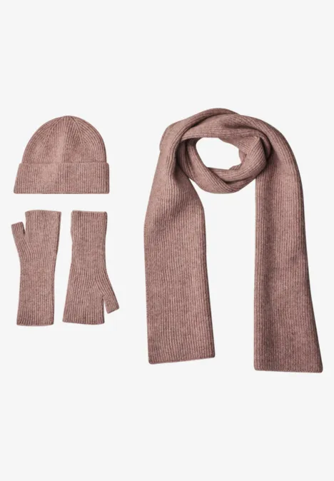 Beanie im Melange-Look vintage blush mel. Beanie im Melange-Look vintage blush mel.