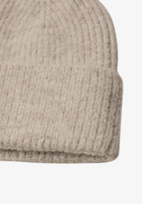 Beanie im Melange-Look barley beige mel. Beanie im Melange-Look barley beige mel.