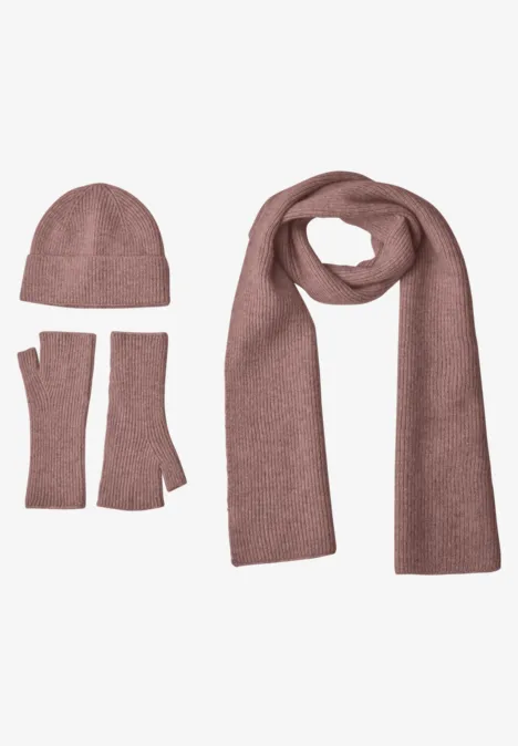 Schal im Melange-Look vintage blush mel. Schal im Melange-Look vintage blush mel.