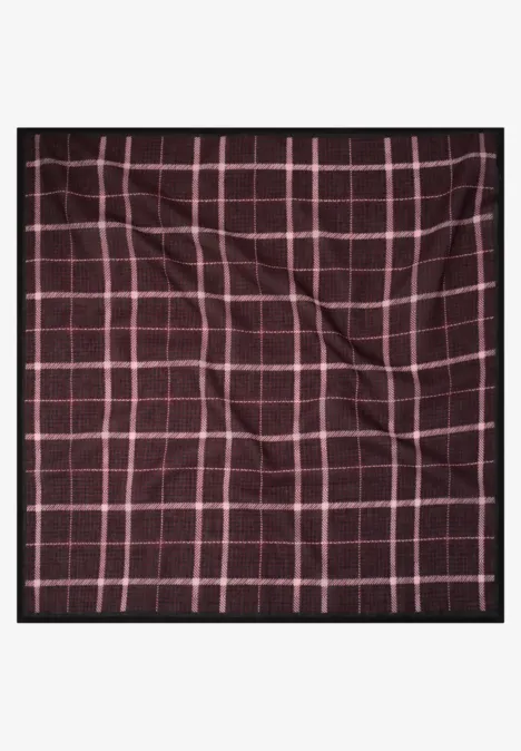 Bandana w kratkę rustic rouge Bandana w kratkę rustic rouge