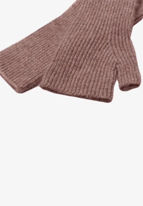 Armwärmer im Melange-Look vintage blush mel. Armwärmer im Melange-Look vintage blush mel.
