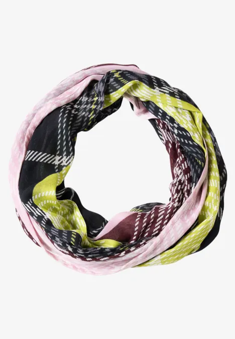 Loop-Schal mit Karomuster multicolor Loop-Schal mit Karomuster multicolor